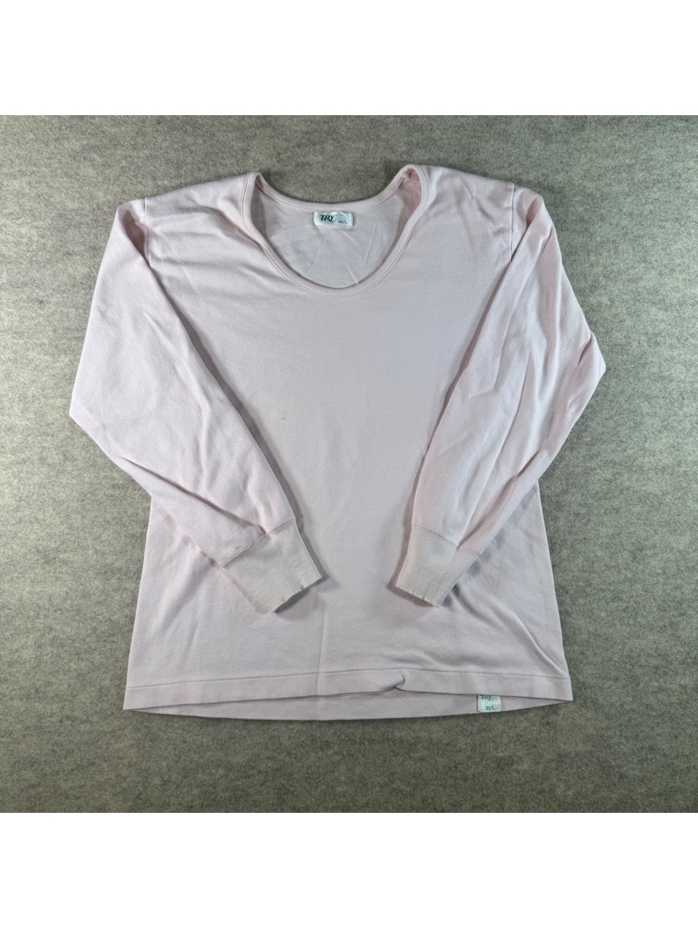TRY Light Pink Long Sleeve Shirt Size L